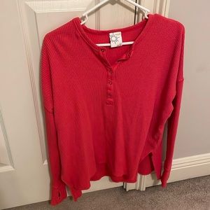 Aerie long sleeve top, size small
